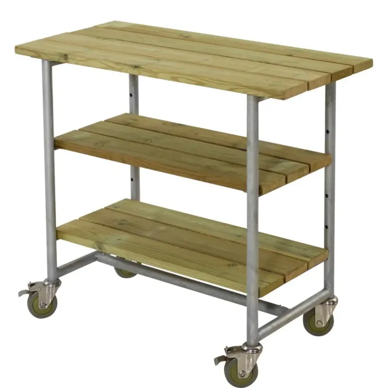 Plus Urban Picnic Grillbord     Hylder   Hjul Trykimprægneret 179541-