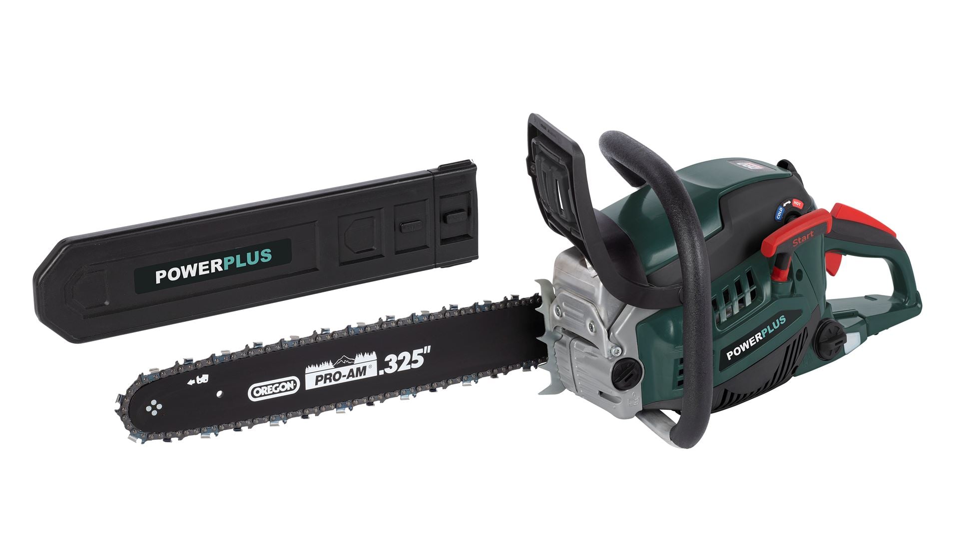 Powerplus Benzin Motorsav 45cc – Perfekt til Havearbejde