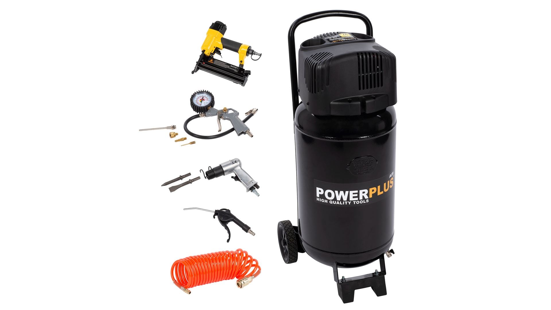 Kraftfuld 50L Kompressor fra Powerplus – Fantastisk tilbud!