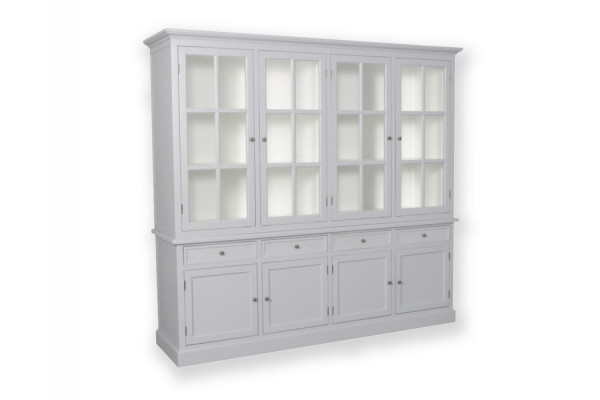 Rømø Vitrineskab 195x210x55   Hvid
