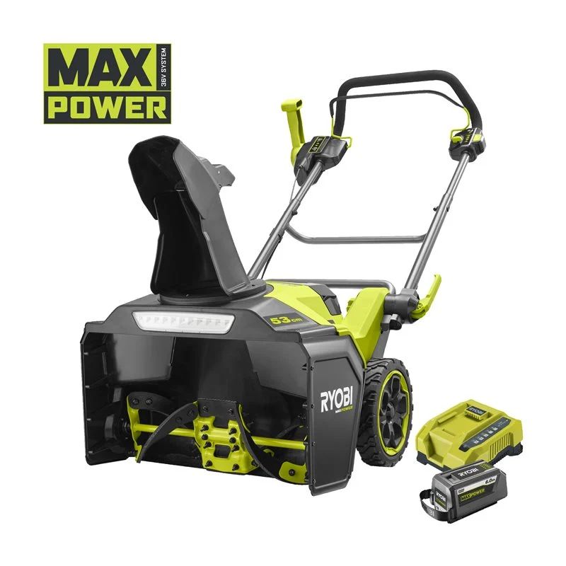 Ryobi 36V Kulfri Sneslynge med Snegl-assist 53 cm