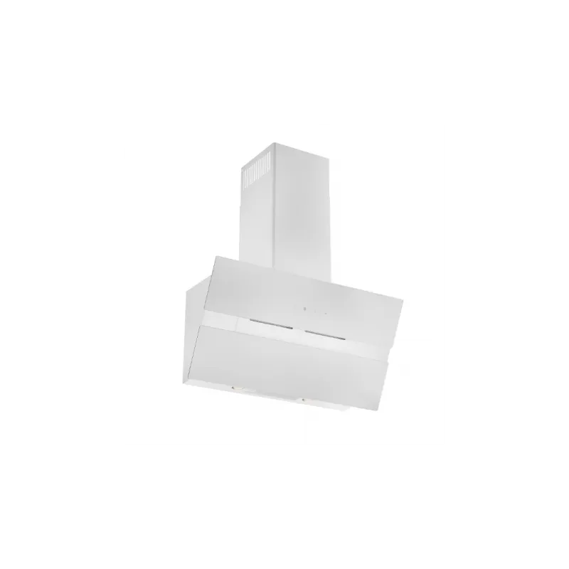 Silverline 3390-80 Hvid Skråtstillet Emhætte - Elegant Design