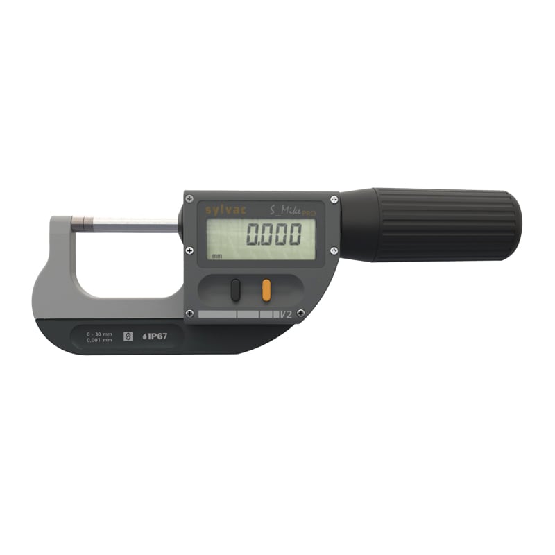 Sylvac Digital Mikrometer   Mike Pro Ip67 30-66   Cylindrisk ø6      903 0600
