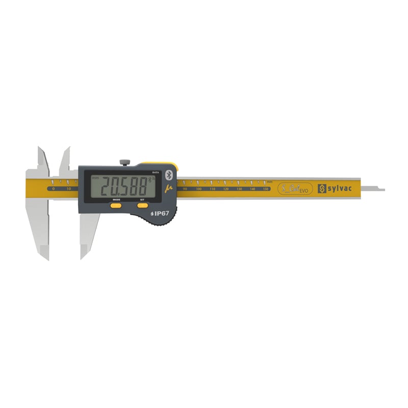 Sylvac Ip67 Digital Skydelære   Cal Evo   Micron 150    810 9506  Dybdemål 4x1