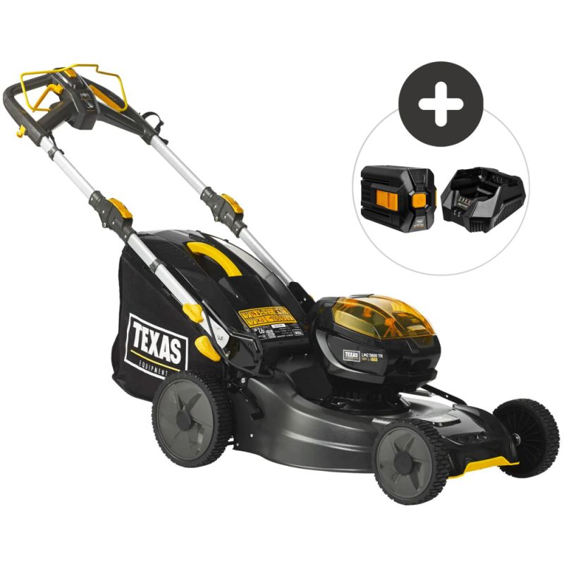 Texas Lmz 5800tr Plæneklipper Selvkørende Inkl  Batteri   Lader