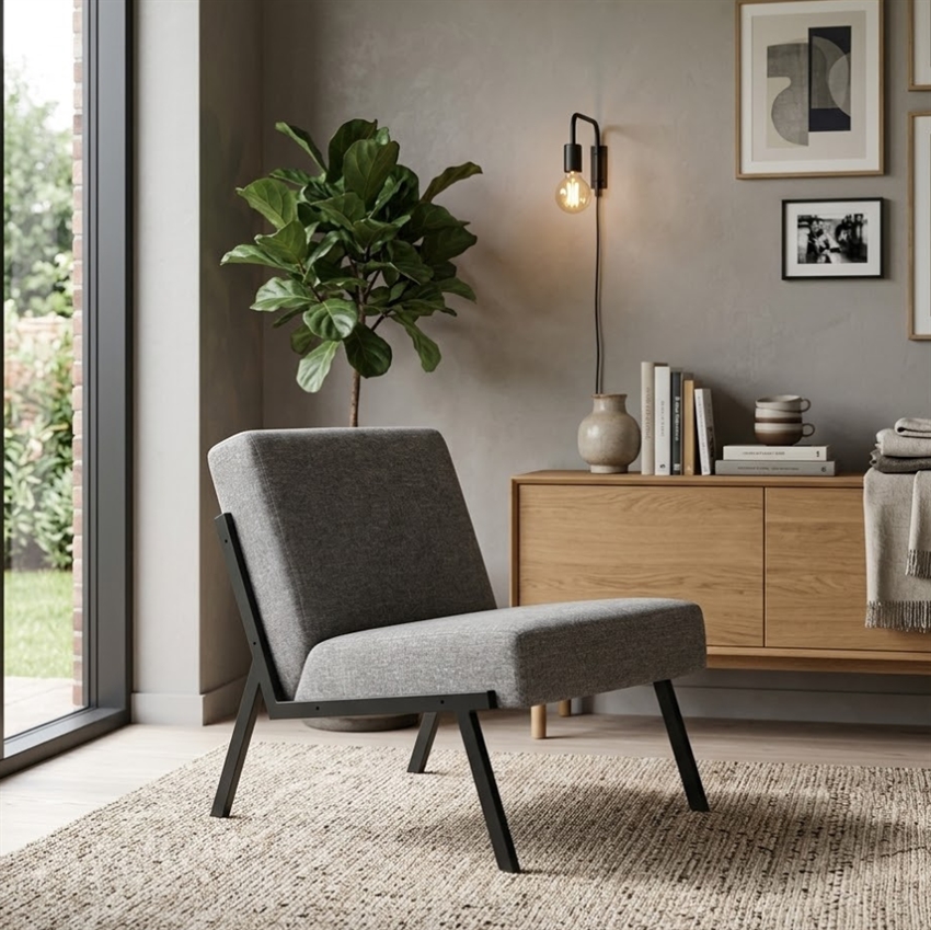 Innovation Living Vikko Loungestol Twist   Granite   Møbelsalg