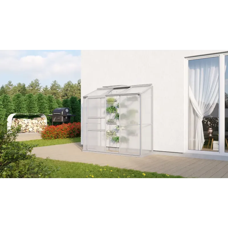 Vitavia Ida 1300 Alu Drivhus med Sokkel – Perfekt til Haven!