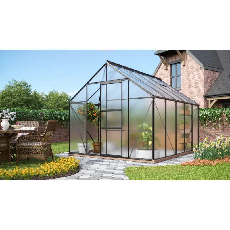 Vitavia Merkur 8300 Sort Drivhus 6mm Poly
