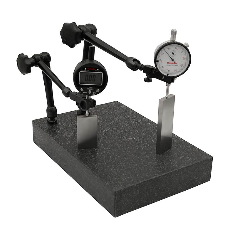 Granitbord 300x200x50   Med 2xm8 Gevindhuller Din 876 Grad