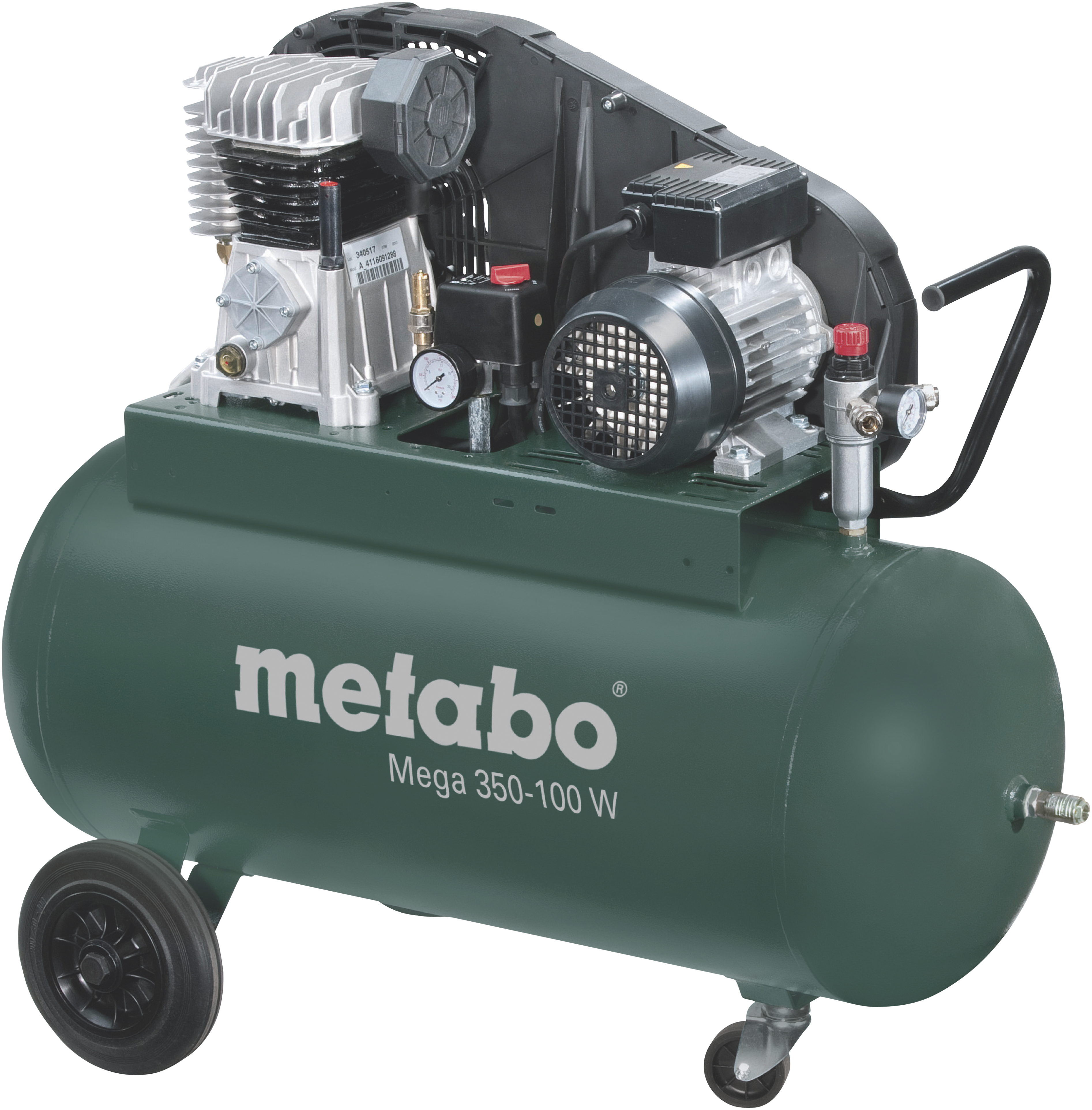 Kompressor Megaâ 330-100â   10bar 220ltr Min 230v