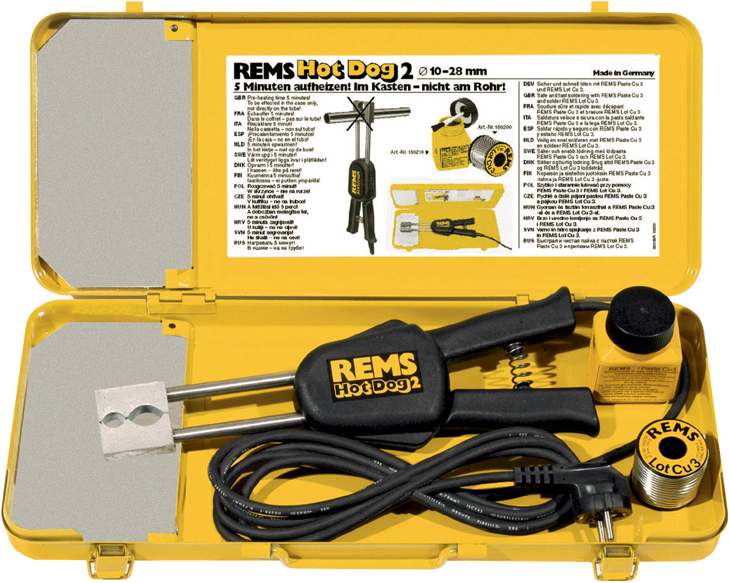 Rems Loddetang Elektrisk Hot Dog   10-28