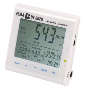 Elma Dt802d Co2        Temp  Monitor Til Måling   Luftkvalitet