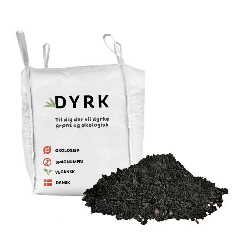 Dyrk øko Toplag   Jordforbedring   Ukrudtshæmmende   1500l   Bigbag