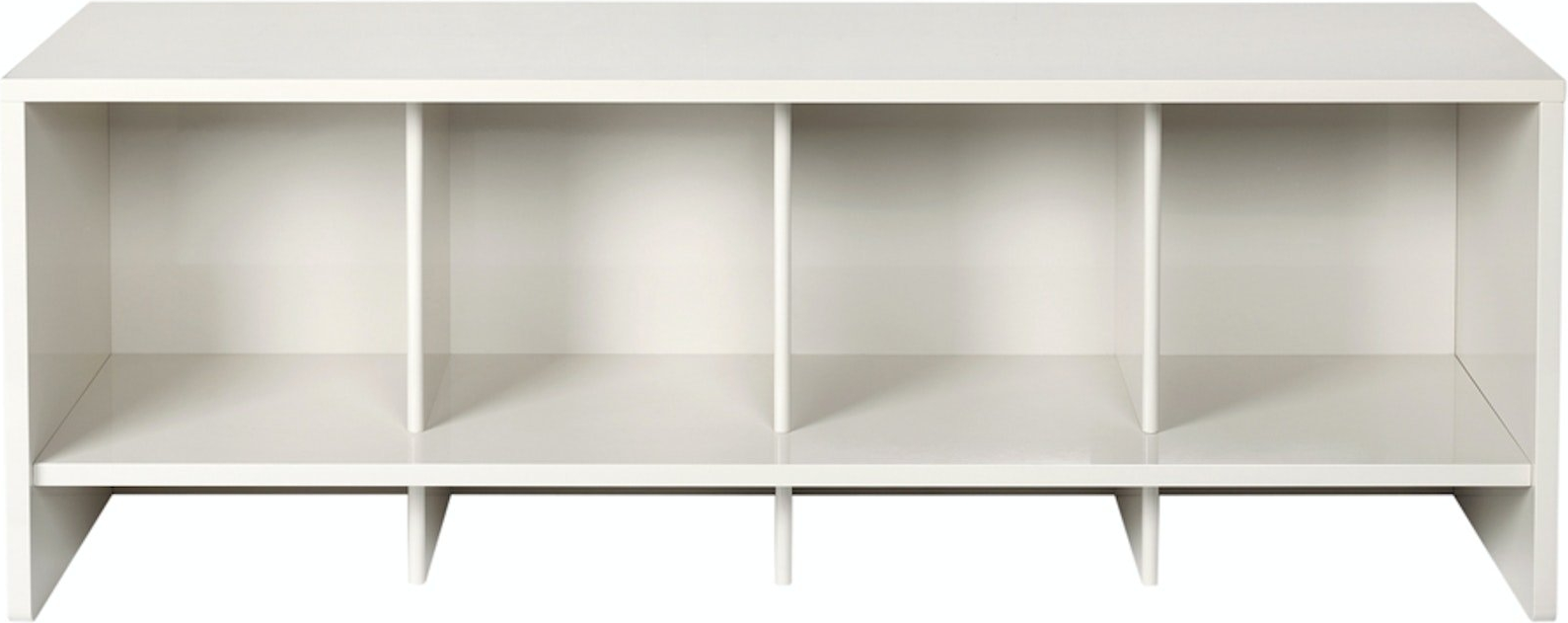 Entrébænk Broste Copenhagen Tenna Mdf Hvid 140x38x52