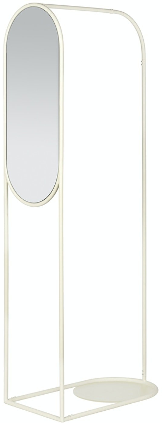 Garderobespejl  Gulvspejl Broste Copenhagen Archie Metal Hvid 180x70