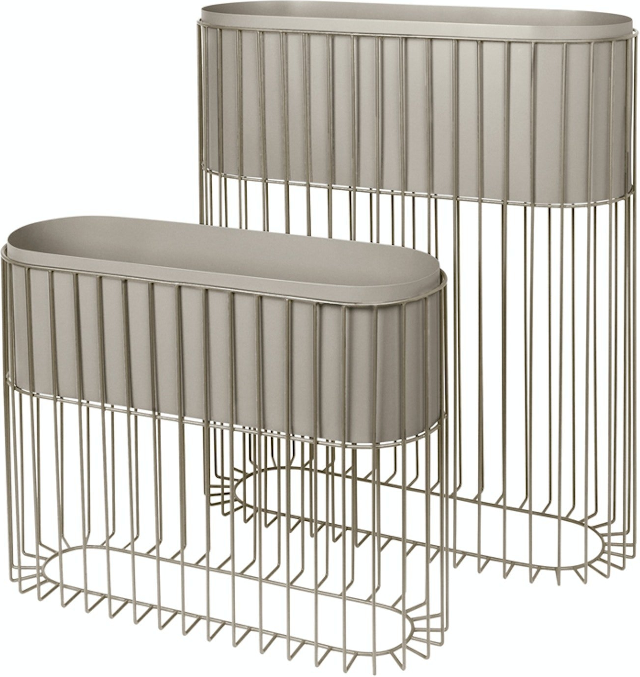 Elegant jernstander med vase fra Broste Copenhagen Fenja