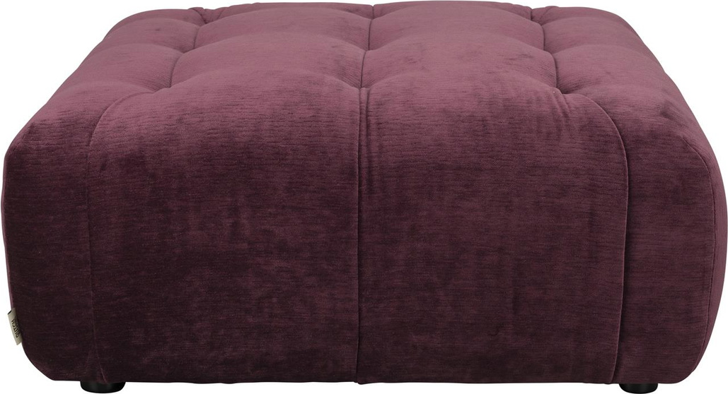 Elegant Aubergine Fodskammel fra Dutchbone – Stilfuld Komfort