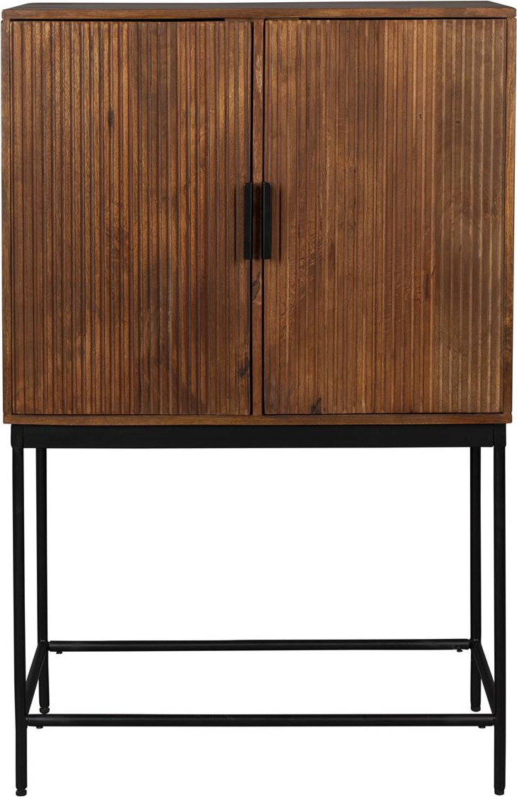 Højskab Dutchbone Saroo Mangotræ Kaffe H125     B40   D80