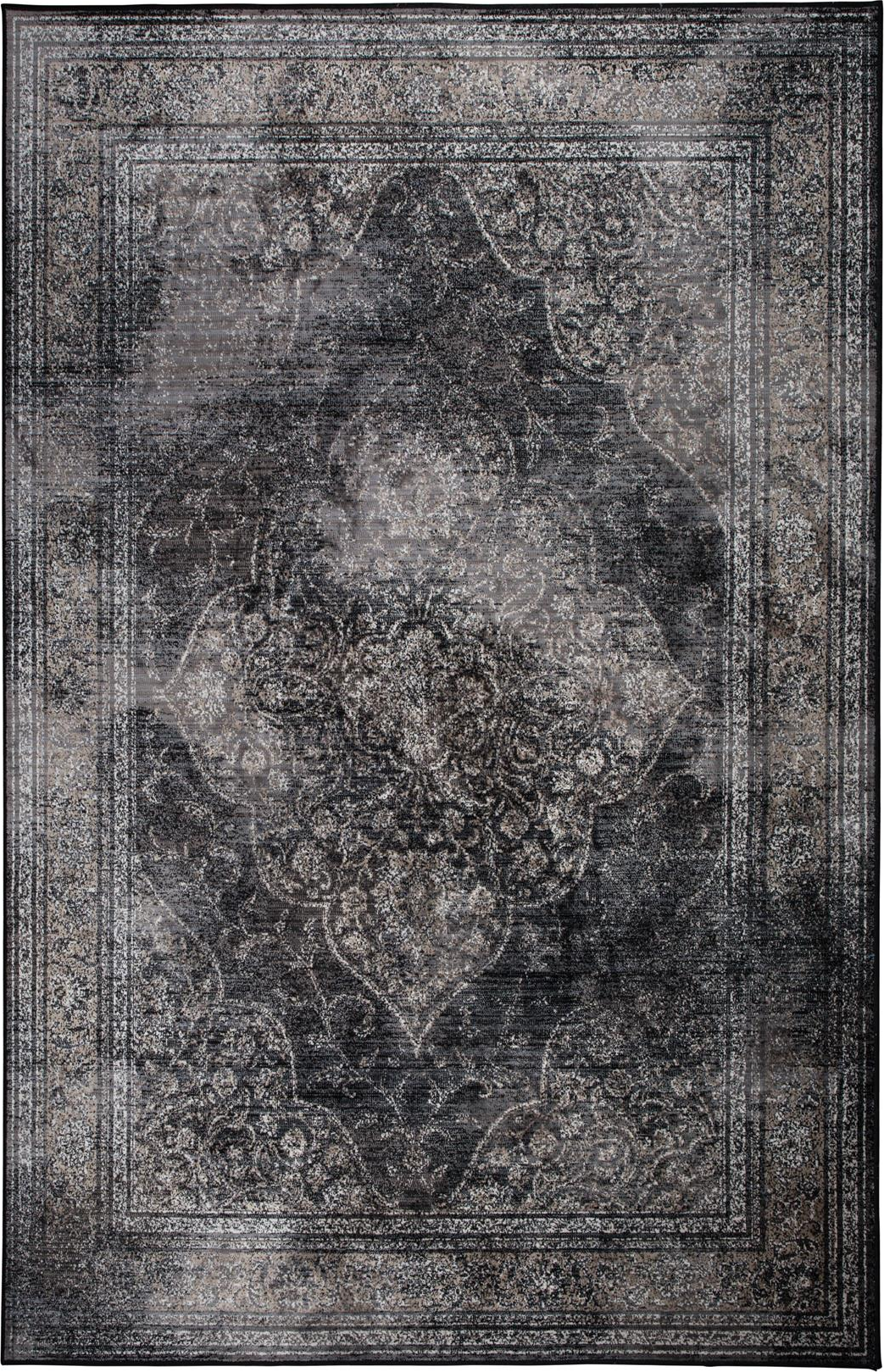 Gulvtæppe Dutchbone Rugged Askegrå til Gulvvarme 200x300 cm