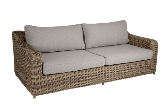 Glendon Sofa Med All Weather Hynder    Pers  Loungemøbler Brafab Enggården Havemøbler