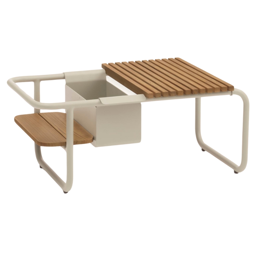 North Living Tirana Sofabord Sand    Teak Træ   Møbelsalg