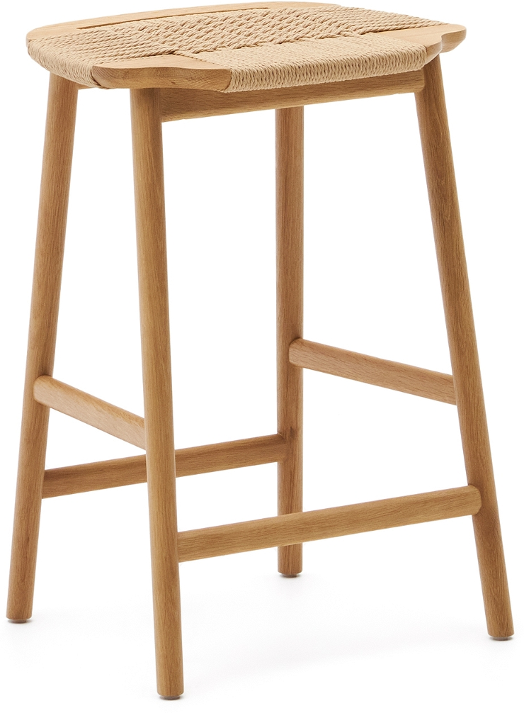 Elegant barstol Enit i FSC-certificeret egetræ - Black Friday!