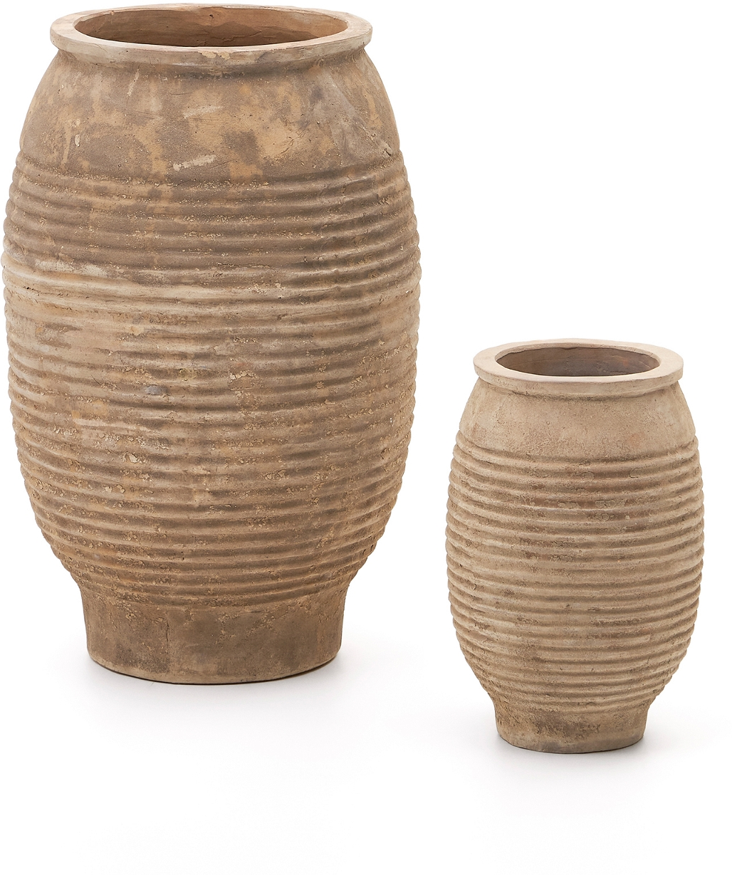 Urtepottesæt   Stk Kave Home Llonga Terracotta Vintage H87xø54