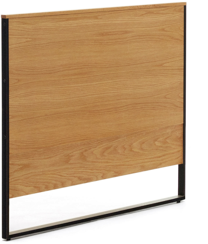 Sengegavl Kave Home Taiana Natur Mdf Stål Egfinér H97ã B103   Nordisk Design