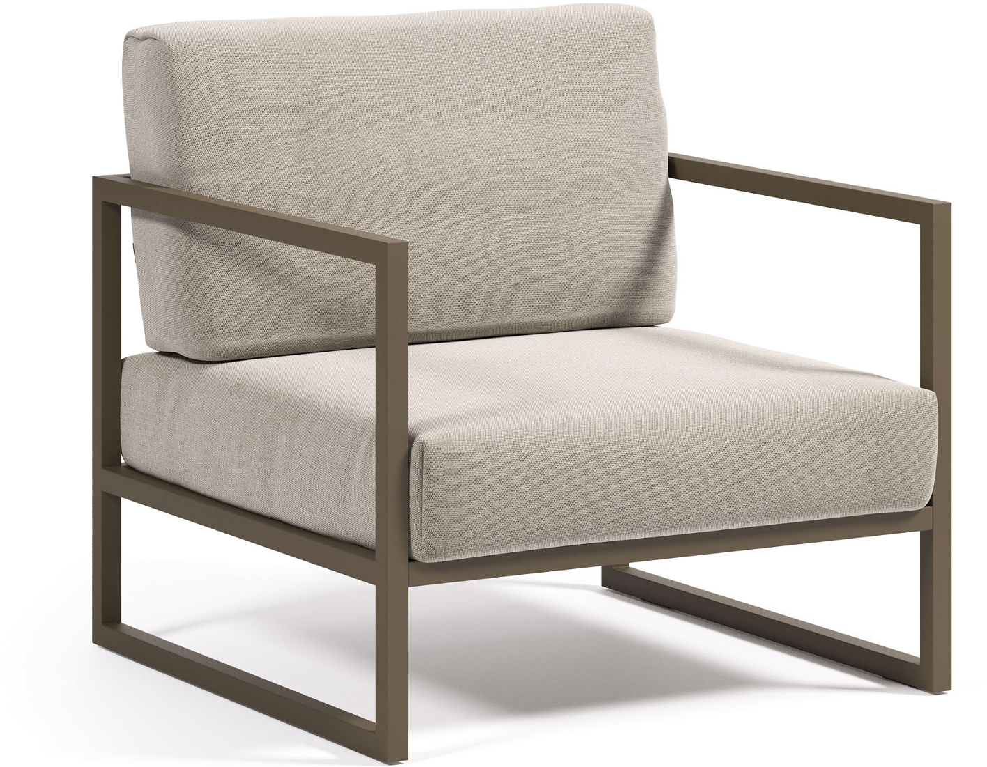 Elegant Udendørs Lænestol i Grå - Nordisk Design til Haven