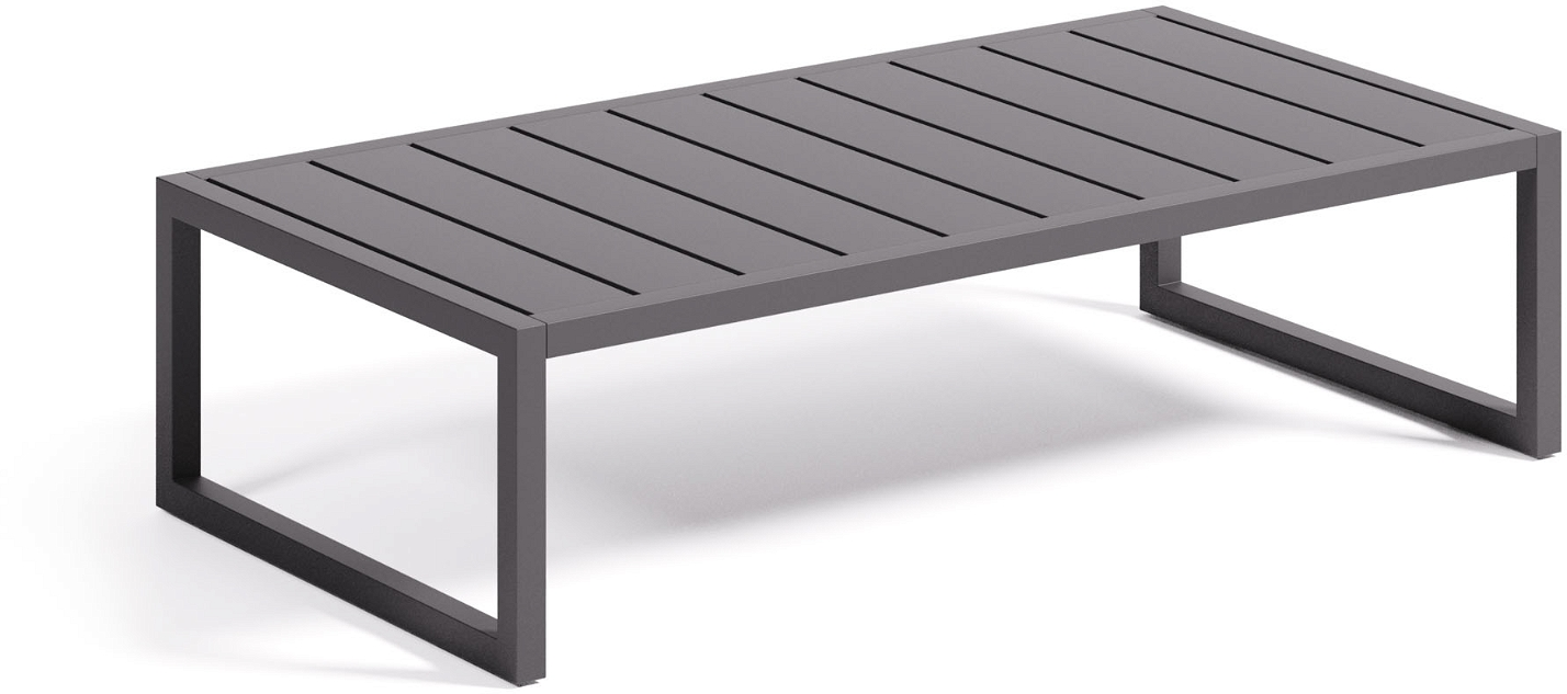Elegant Udendørs Sofabord i Sort Aluminium fra Kave Home
