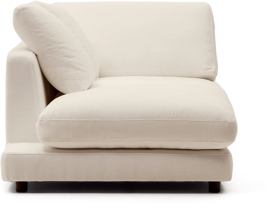 Elegant beige sofamodul fra Kave Home til stuen