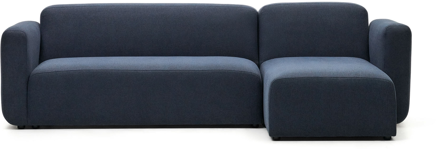 Moderne Højrevendt Chaiselong Sofa i Blå – Kave Home