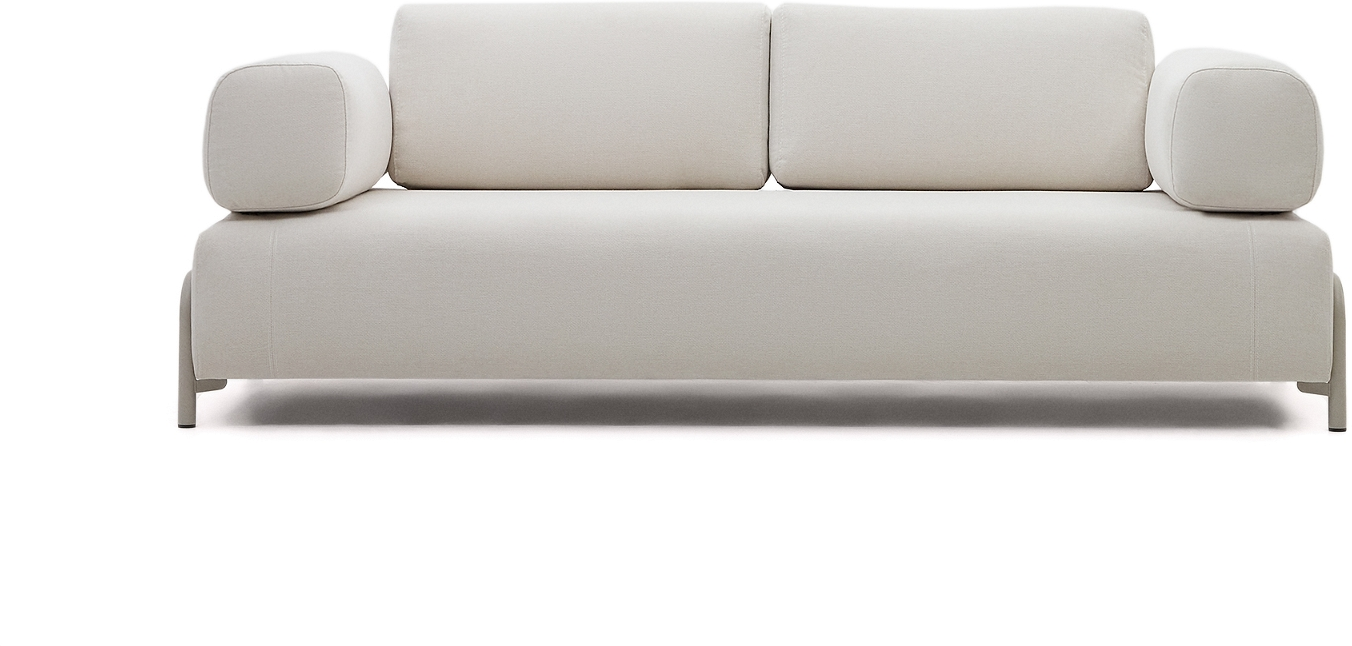 3-personers Sofa Kave Home Compo i Beige Chenille