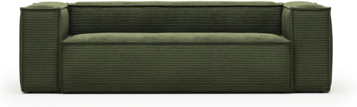 Moderne Grøn Corduroy 3-personers Sofa fra Kave Home