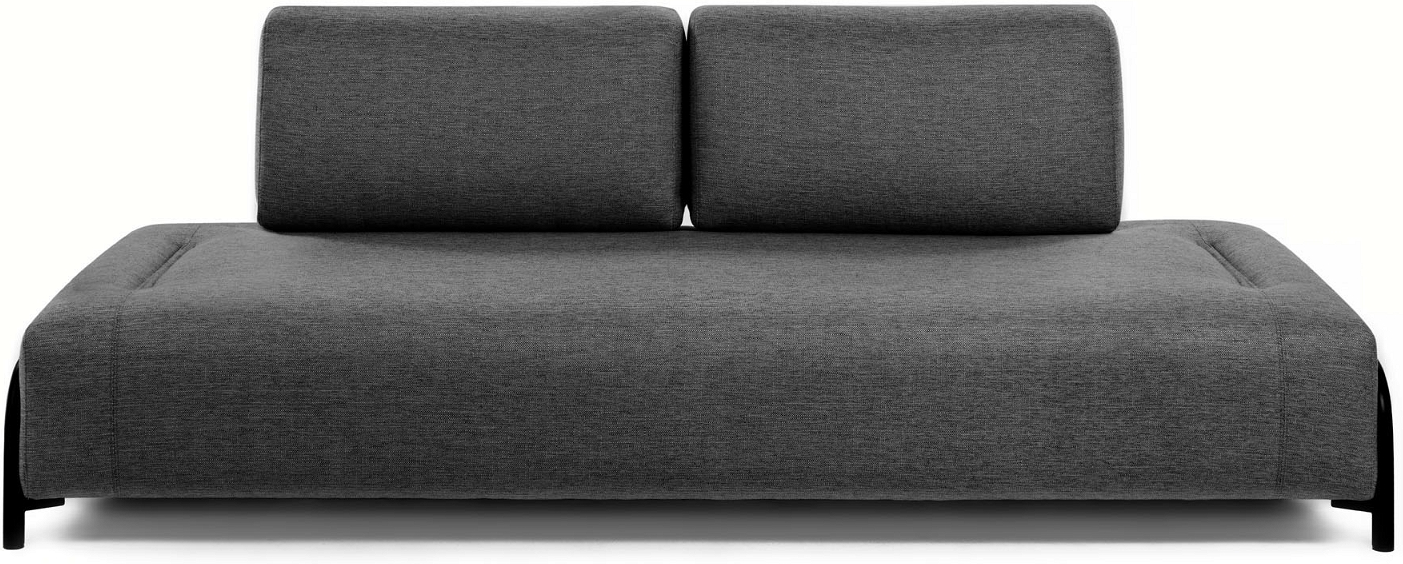 -personers Sofa Kave Home Compo   Sort Stof   Designersofa   Oscar Doll