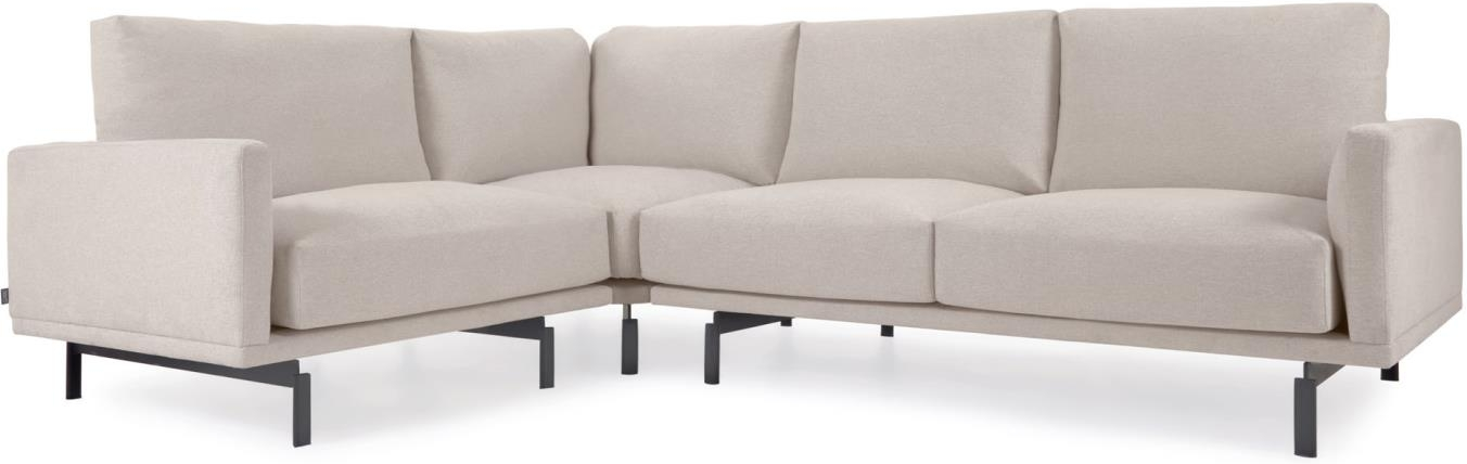 Hjørnesofa Kave Home Galene  -personers Polstret Beige 94ã 207ã 267   Moderne Nordisk Bæredygtig