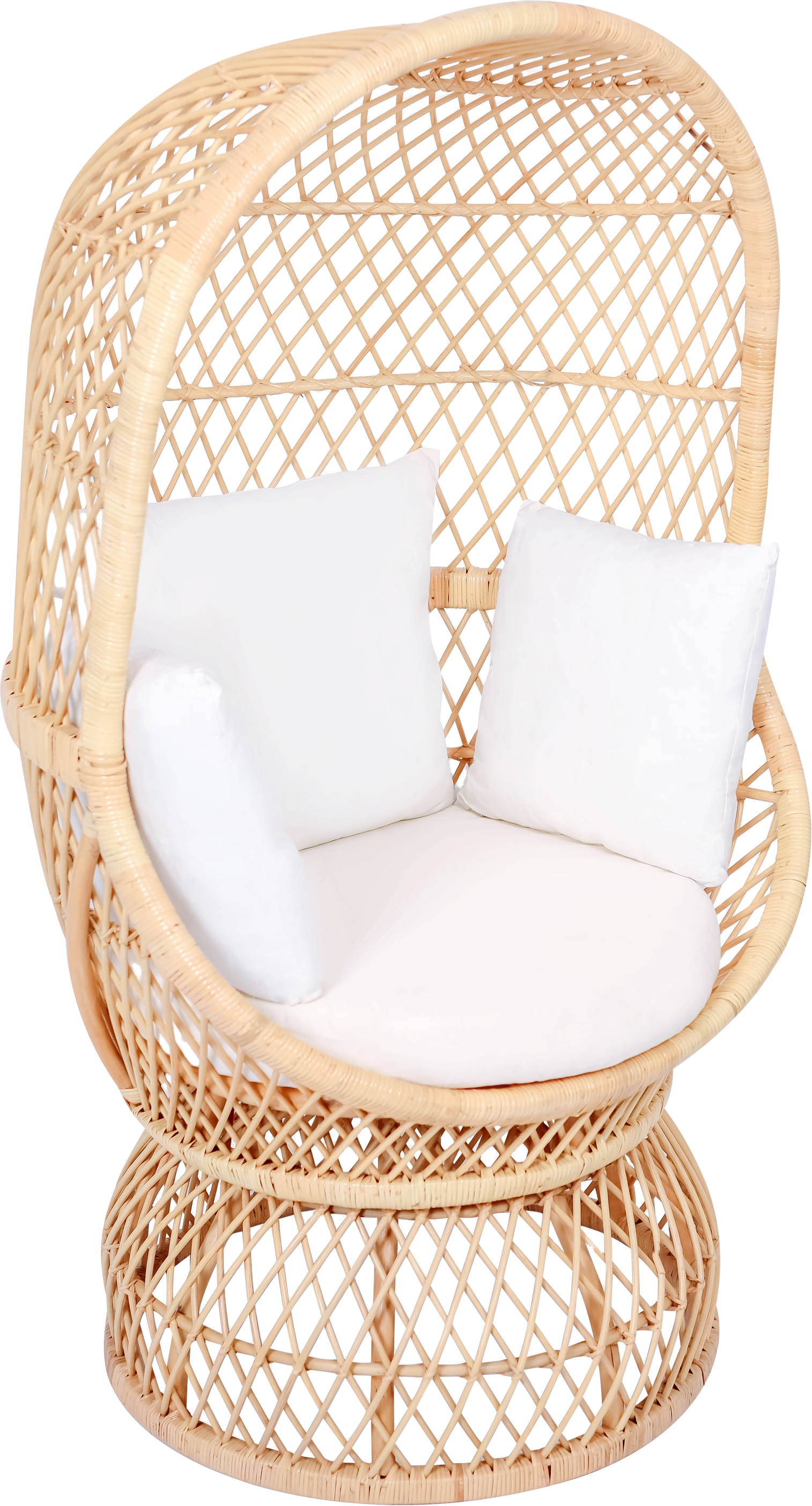 Loungestol Nordlys Furniture Manado   Fsc-certificeret Natur Rattan Med Polstret Sæde     Puder