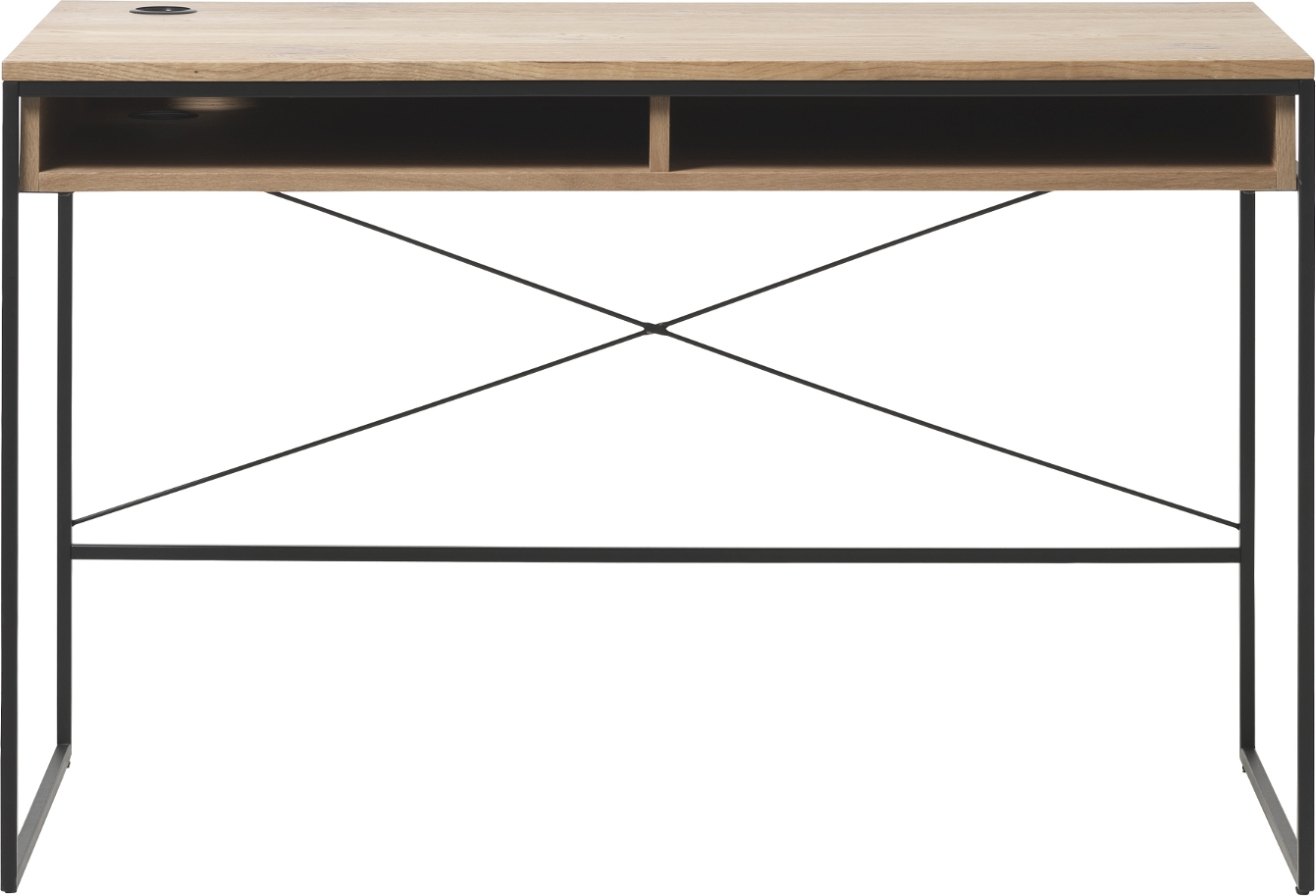 Lille Skrivebord Nordique Design Rivoli Natur Sort 120ã 60