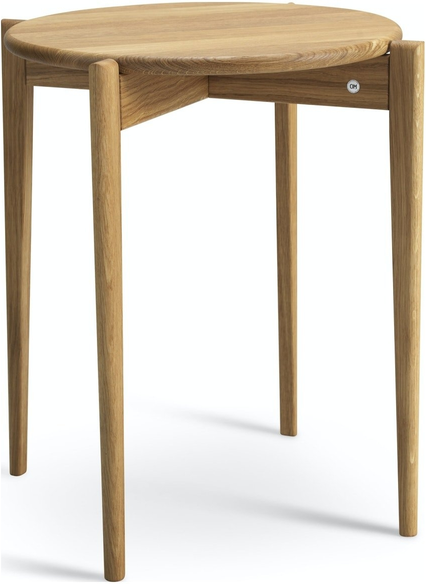 Småbord   Sidebord Oscarssons Möbel Tilia Olieret Egetræ ø51   H55