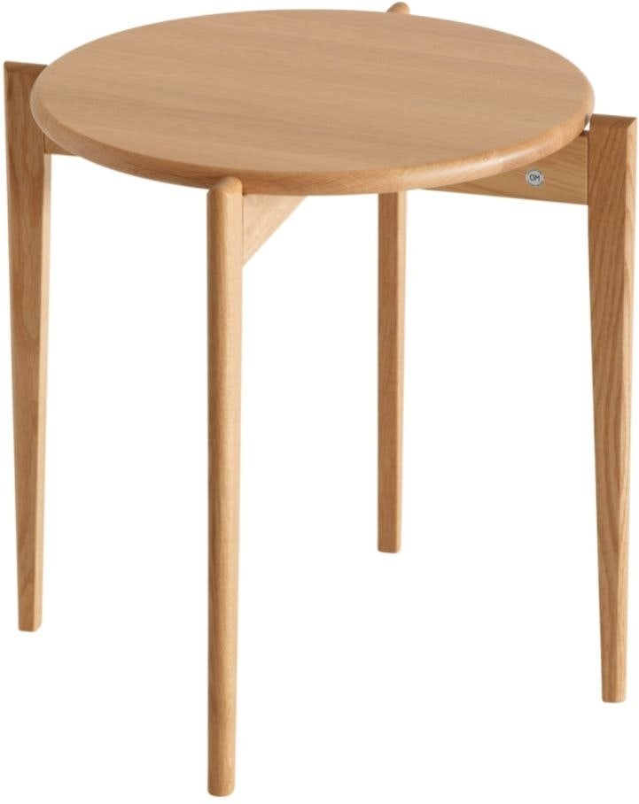 Sofabord Loungebord Oscarssons Möbel Tilia ø51   H48   Olieret Egetræ