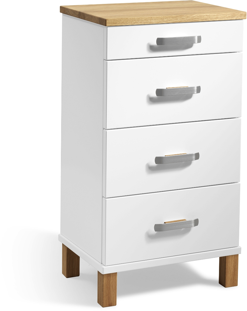 Kommode Oscarssons Möbel Nadja Hvid Olieret   Mdf   Massiv   75x40x31