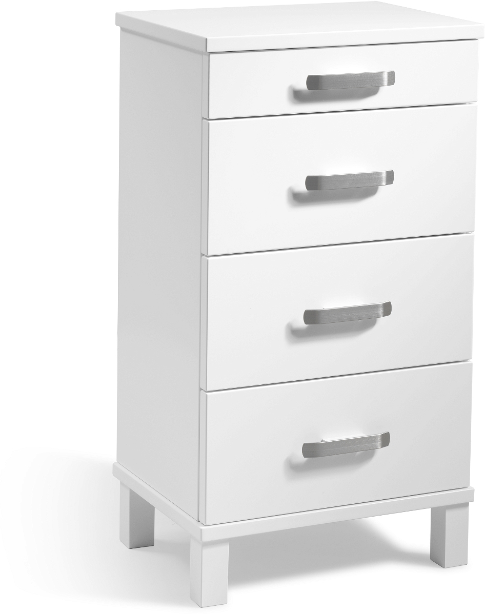 Kommode Oscarssons Möbel Nadja Hvidlak Mdf 75   40   31   Med   Skuffer
