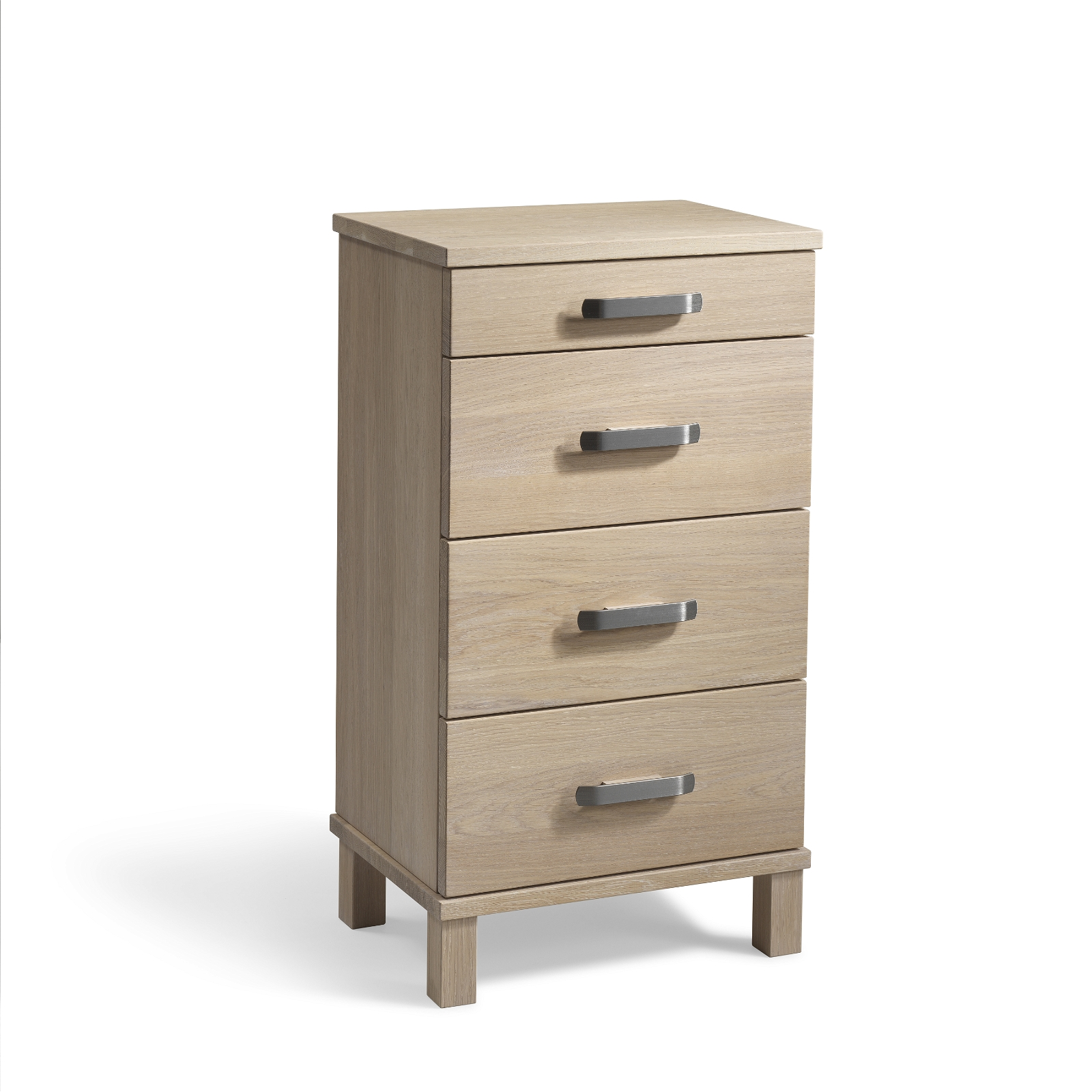 Kommode Oscarssons Möbel Nadja Skuffekommode Hvidolieret Massiv   75x40x31