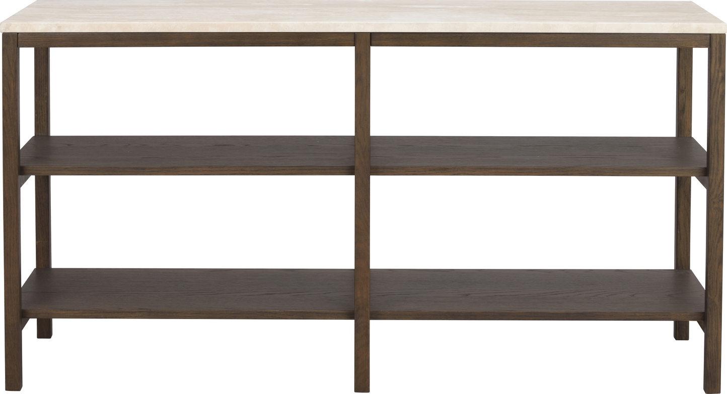 Konsolbord Rowico Orwel   Massivt Italiensk Travertin   Fsc-  140x40x75