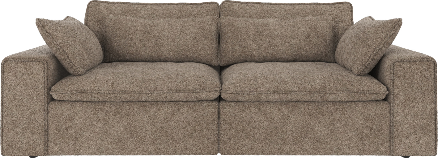 -personers Sofa Rowico Rawlins   Mørkbeige Melange Polyester 226ã 116