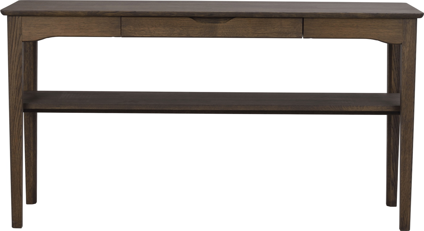 Konsolbord Rowico Markham 140ã 40ã 75   Olieret Massivt Egetræ Fsc Brun