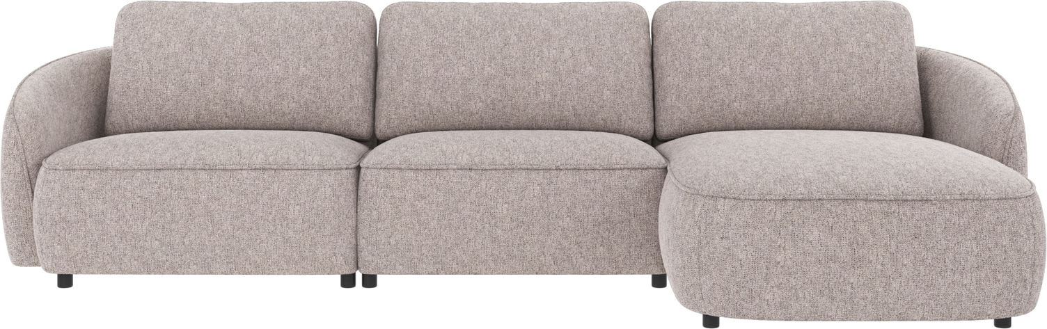 Chaiselongsofa Loungesofa Rowico Norris Max Stof Grå Højrevendt H80ã B319ã D162