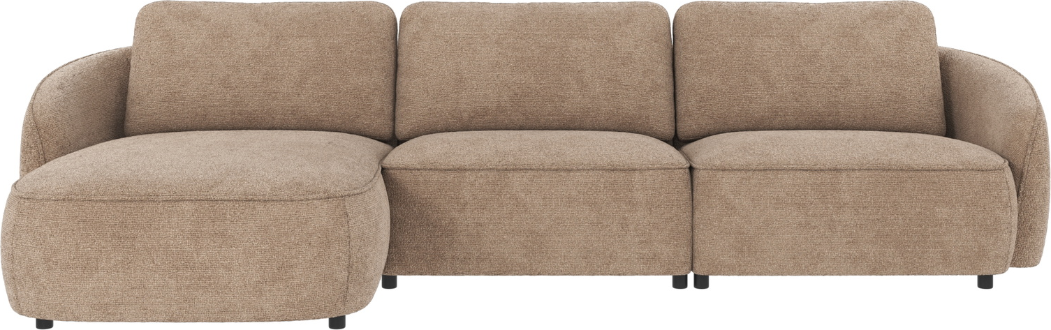 Chaiselongsofa Rowico Norris Venstrevendt 319ã 162   Gråbeige Robin Stof