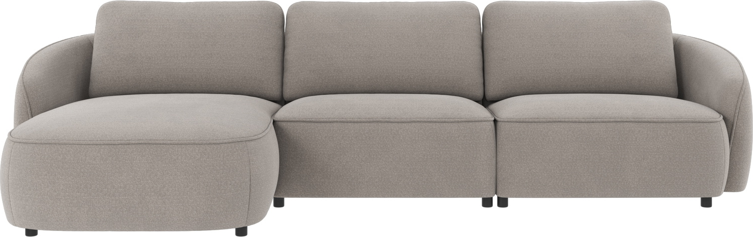 Chaiselongsofa Rowico Norris Venstrevendt   Lysegråt Rita-stof H80ã B319ã D162