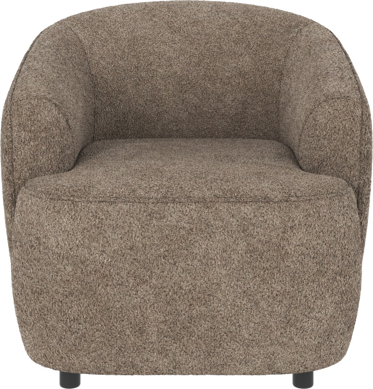 Loungestol Lænestol Rowico Dermot Anna-stof Mørk Beige   Nordisk Design H77ã B85ã D90